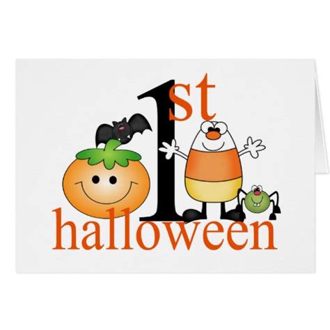 Babys 1st Halloween Greeting Cards Zazzle