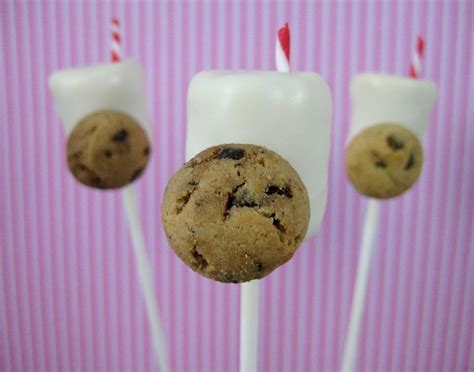 Bubble And Sweet Milk And Cookies Cake Pops Made From White Tim Tam