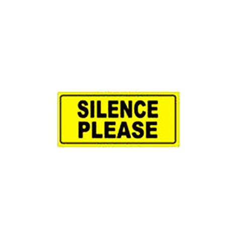 Silence Sign In The Library