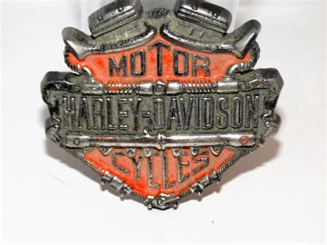 Harley Davidson Vintage And Rare Collectible Belt Buckle Property Room