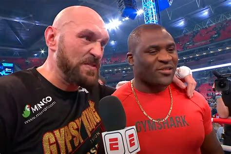 Francis Ngannou Responds To Tyson Fury S Public Offer For A Hybrid