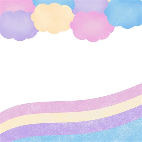 Cute Rainbow Border Rainbow Rainbow Border Rainbow Background Png