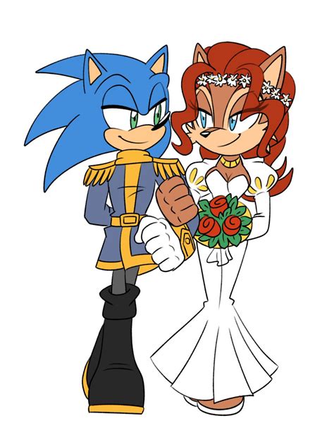 Sonic And Princess Sally Married By Tie Rex1000000 On Deviantart In
