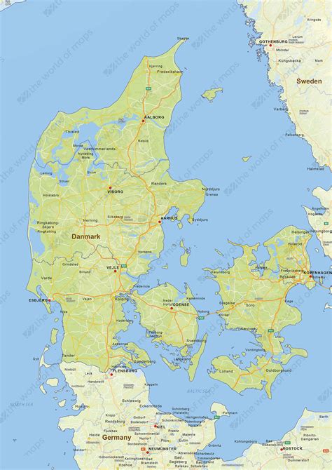 25 Map Of The Denmark Maps Online For You