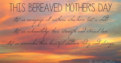 For all you've done, we should make every day mother's day! International Bereaved Mother's Day - Treasuring Life's ...