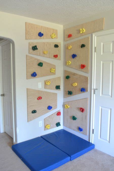 Includes home improvement projects, home repair, kitchen remodeling, plumbing, electrical, painting, real estate, and decorating. Do It Yourself Climbing Wall - The Created Home
