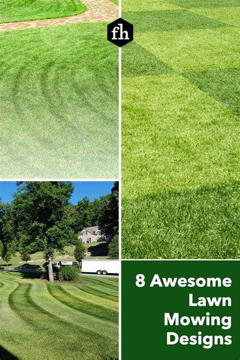 8 Awesome Lawn Mowing Designs You Should Try Landscaping Tips Mowing