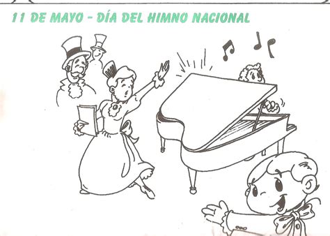 El himno nacional argentino fue escrito por vicente lópez y planes en 1812, compuesto por blas parera en 1813 y arreglado por el músico juan p. Día del himno nacional argentino para pintar - Imagui