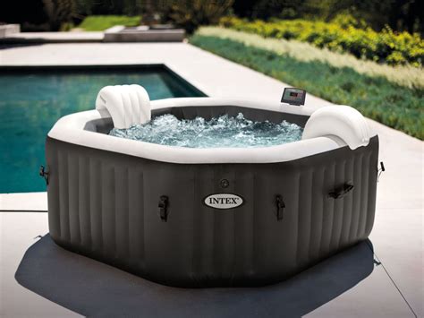 Intex Octagonal Pure Spa Person Bubble Therapy Hot Tub Hot Tub