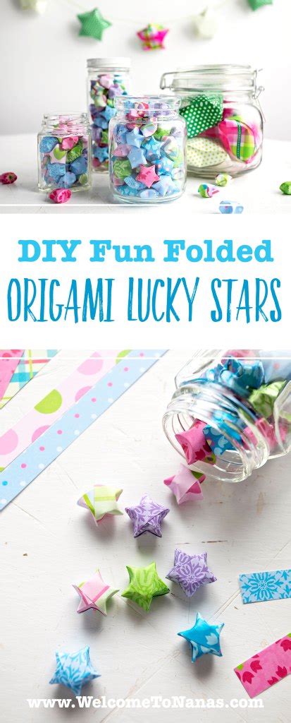 Diy Fun Folded Origami Lucky Stars Welcome To Nanas