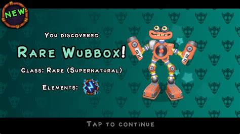 Power Up Rare Wubbox On Fire Haven My Singing Monsters Youtube