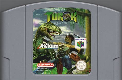 Turok Dinosaur Hunter Nintendo Box Cover Art Mobygames