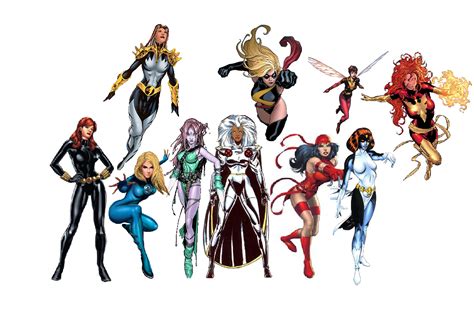 16 female superheroes we'd like to see bare it all. The M6P » Top 10 Tuesday: Marvel Female Icons
