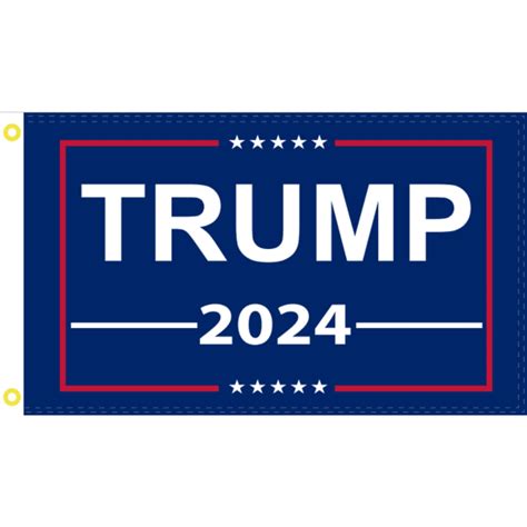 3x5 Ft Trump 2024 Double Sided Flag For Sale