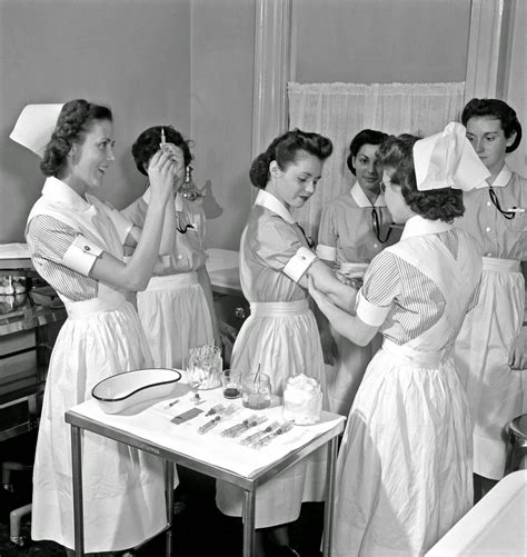 history in photos nurse training