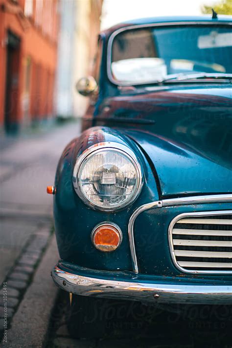 Old Car Parked In Front Of House Wall Stock Images Page Everypixel