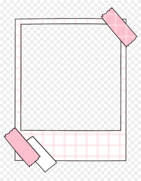 Polaroid Cute Colorful Sticker Girly Pink Tumblr Frame Clipart Is High