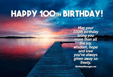 100th Birthday Wishes And Quotes Birthday Messages For 100 Year Olds
