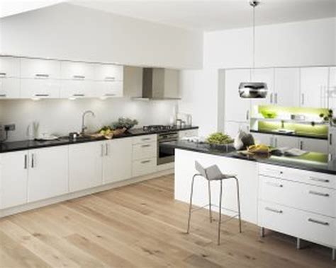 Modern White Kitchen Cabinet Remodel Contemporary Kitchen