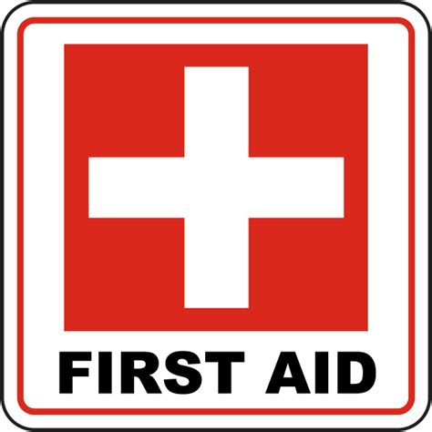 First Aid Sign Facility Maintenance And Safety Business Office And Industrial