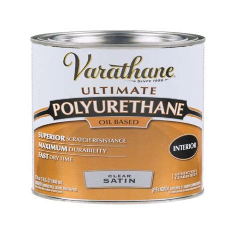 Varathane Ultimate Polyurethane Clear Satin Oil Based Wood Finish 1
