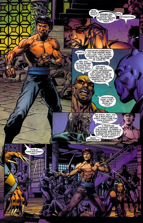 Maybe you would like to learn more about one of these? shang chi vs. iron fist!! - Battles - Comic Vine