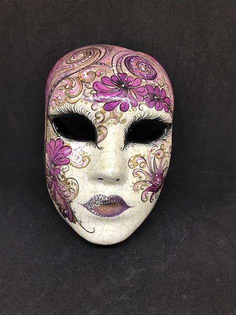 Plain White Fancy Dresspartymasquerade Papier Paper Mache Masks 20