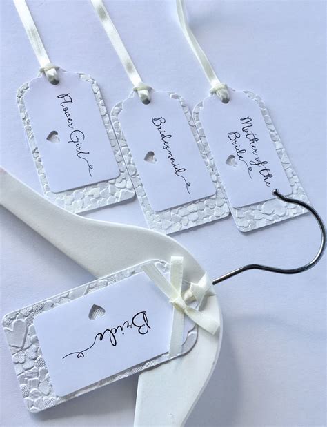 Wedding Hanger Tag Wedding Hanger Label Bridal Hanger Tag Etsy