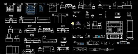 Autocad drawing blocks of furniture for free download. Bedroom Furniture Cad Blocks - Autocad DWG | Plan n Design