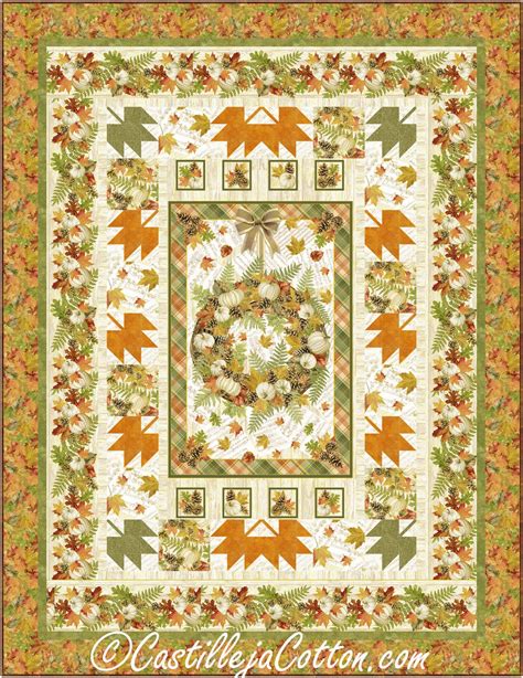 Autumn Symphony Quilt Pattern Cjc 52452 In 2021 Panel Quilts Quilt