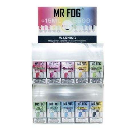 Mr Fog Switch Ml Puffs Rechargeable Disposable With Mesh Coil