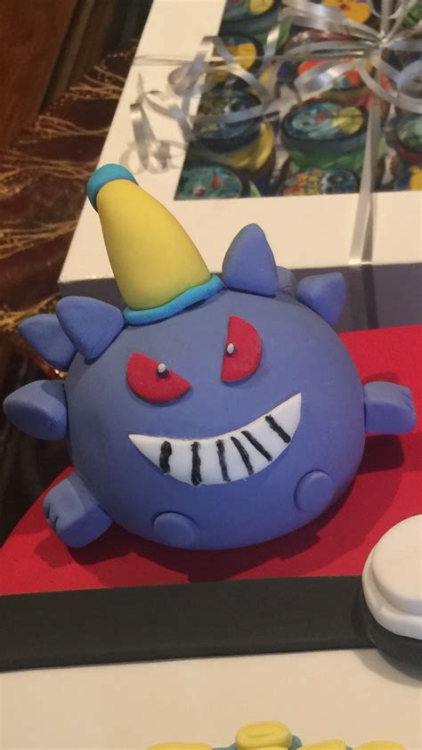 Gengar 💜 Pokemon Pokemon Cake Topper Gengar Pokemon Birthday Cake