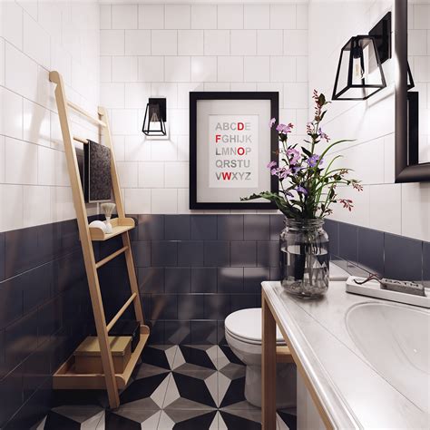 The tile extends to the vanity countertop, giving the space a sense of continuity and harmony. 10 Stunning Apartments That Show Off The Beauty Of Nordic ...