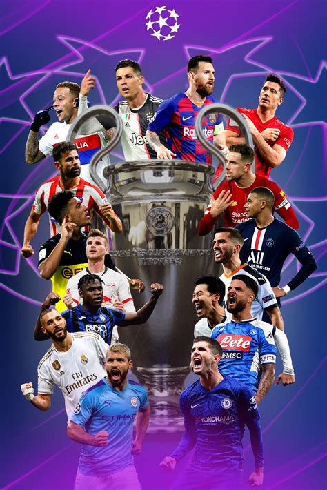 Uefa Champions League Poster Football Neymar Images De Football