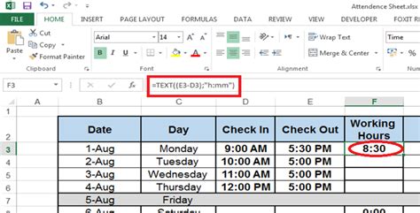 How To Calculate The Difference Between Two Times In Excel Planning