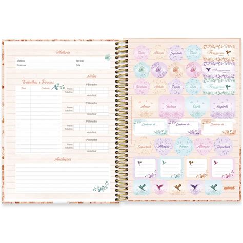 Caderno universitário capa dura 1x1 80 folhas Femmina Nude Spiral