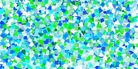 Light Blue Vector Background With Polygonal Style 2938503 Vector Art