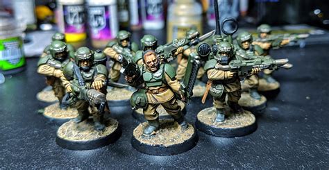 Cadia is therefore one of the most strategically important planets of the First Cadian squad done. You're in the Guard now boys ...