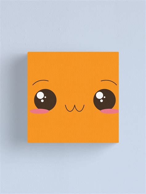 Roblox Uwu Face Canvas Print For Sale By Hutamaadi98 Redbubble