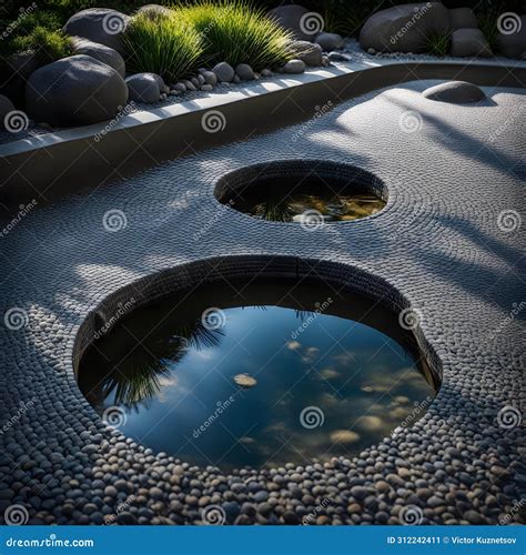 Art of Zen: a Conceptual Pond, Harmony in Design Serenity in Balance