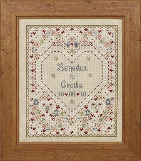 Get free embroidery stitch patterns and charts every day. Confetti Wedding Sampler Cross Stitch Kit only £23.00
