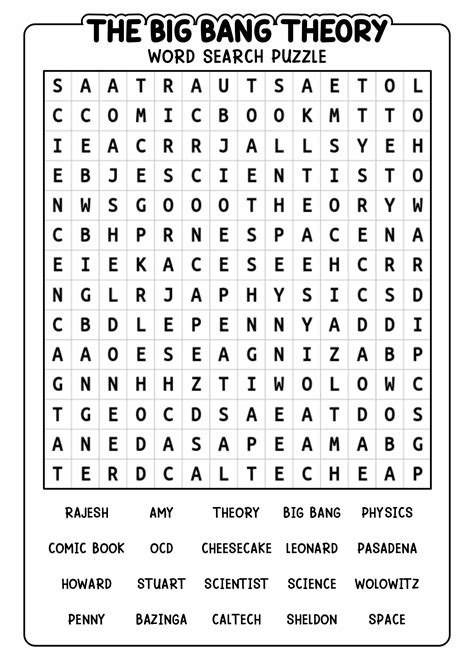 Adult Word Search Printable