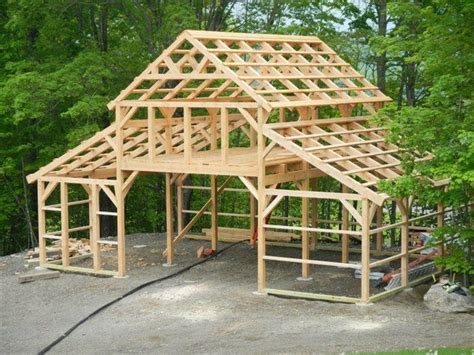 Offering Complete Custom Timber Frame Kits Or Hybrid Packages Barn