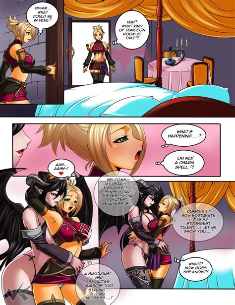 Manga Commission Ereina X Succubus Page 1 By Jadenkaiba
