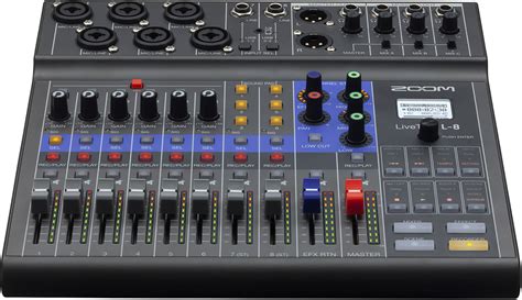 Introducing Zoom Livetrak L 8 8 Channel Digital Mixer Multitrack