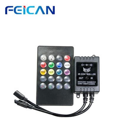 infrared music controller 20 keys ir remote controller audio sensor controller for 5050 3528