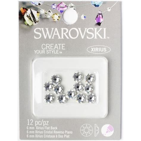 Find The Swarovski™ Create Your Style™ Xirius Flat Back Crystals Crystal 6mm At Michaels