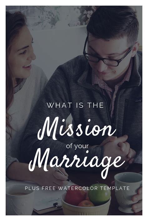 How To Write A Marriage Mission Statement With Free Template Included