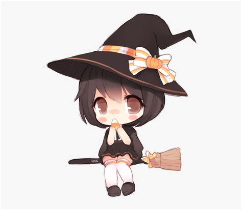 Happy Halloween Chibi Anime Halloween Hd Png Download Transparent