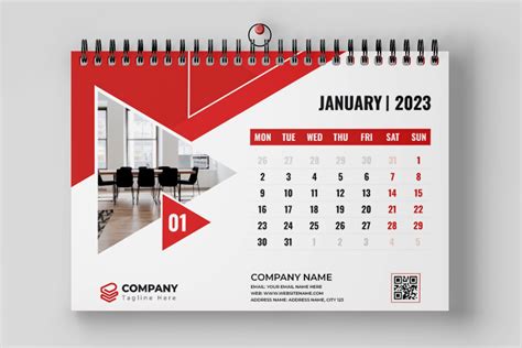 2023 Desk Calendar Templates Creative Market
